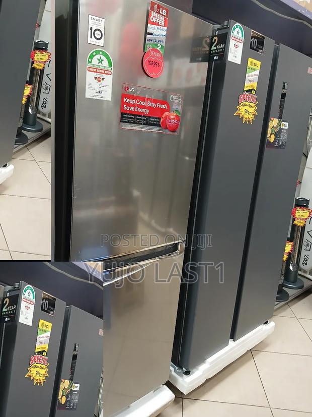 Lg 306(L) Bottom Freezer Refrigerator | Linearcoolingtm Smart Inverte - main view