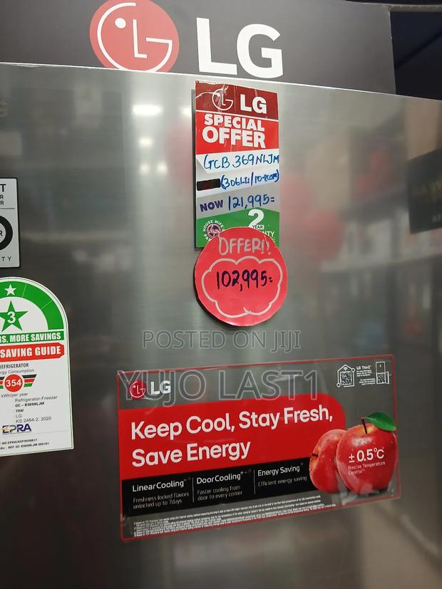 Lg 306(L) Bottom Freezer Refrigerator | Linearcoolingtm Smart Inverte - thumbnail 2