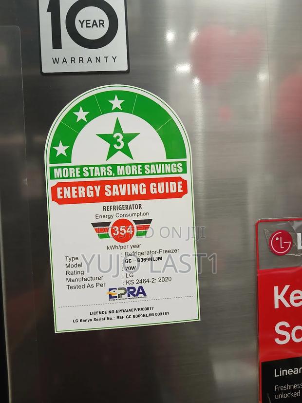 Lg 306(L) Bottom Freezer Refrigerator | Linearcoolingtm Smart Inverte - thumbnail 3