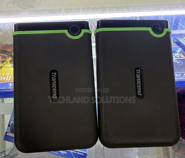 Lightly Used Transcend One Tb External Harddisk - main view