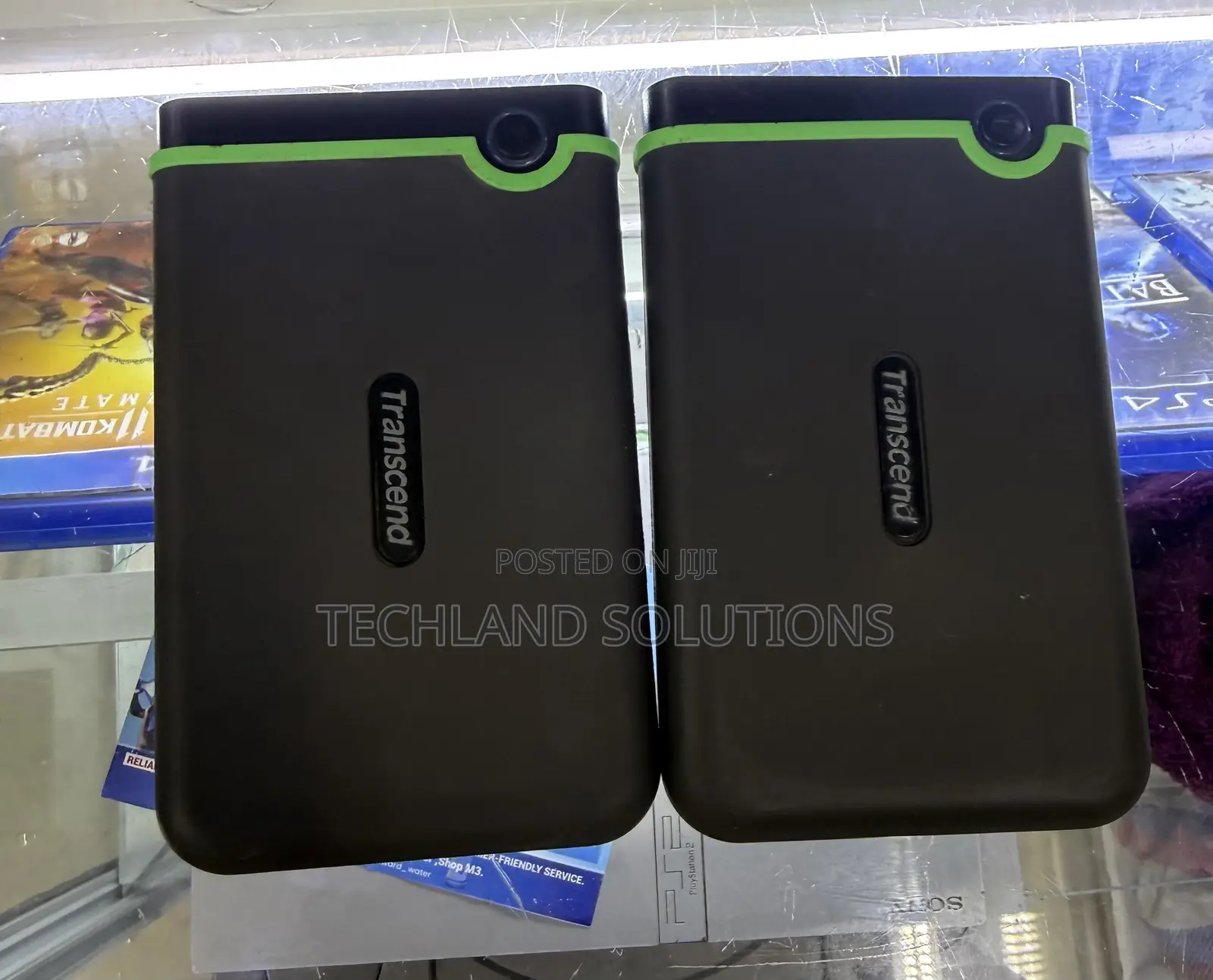 Lightly Used Transcend One Tb External Harddisk