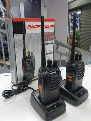Inbuilt Battery Baofeng Bf-888s Walkie Talkie Radio Calls- 2 Pieces
