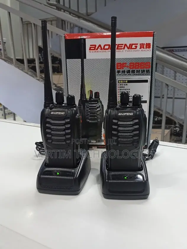 High Durability Baofeng Bf-888s Walkie Talkie Radio Calls- 2 Pieces