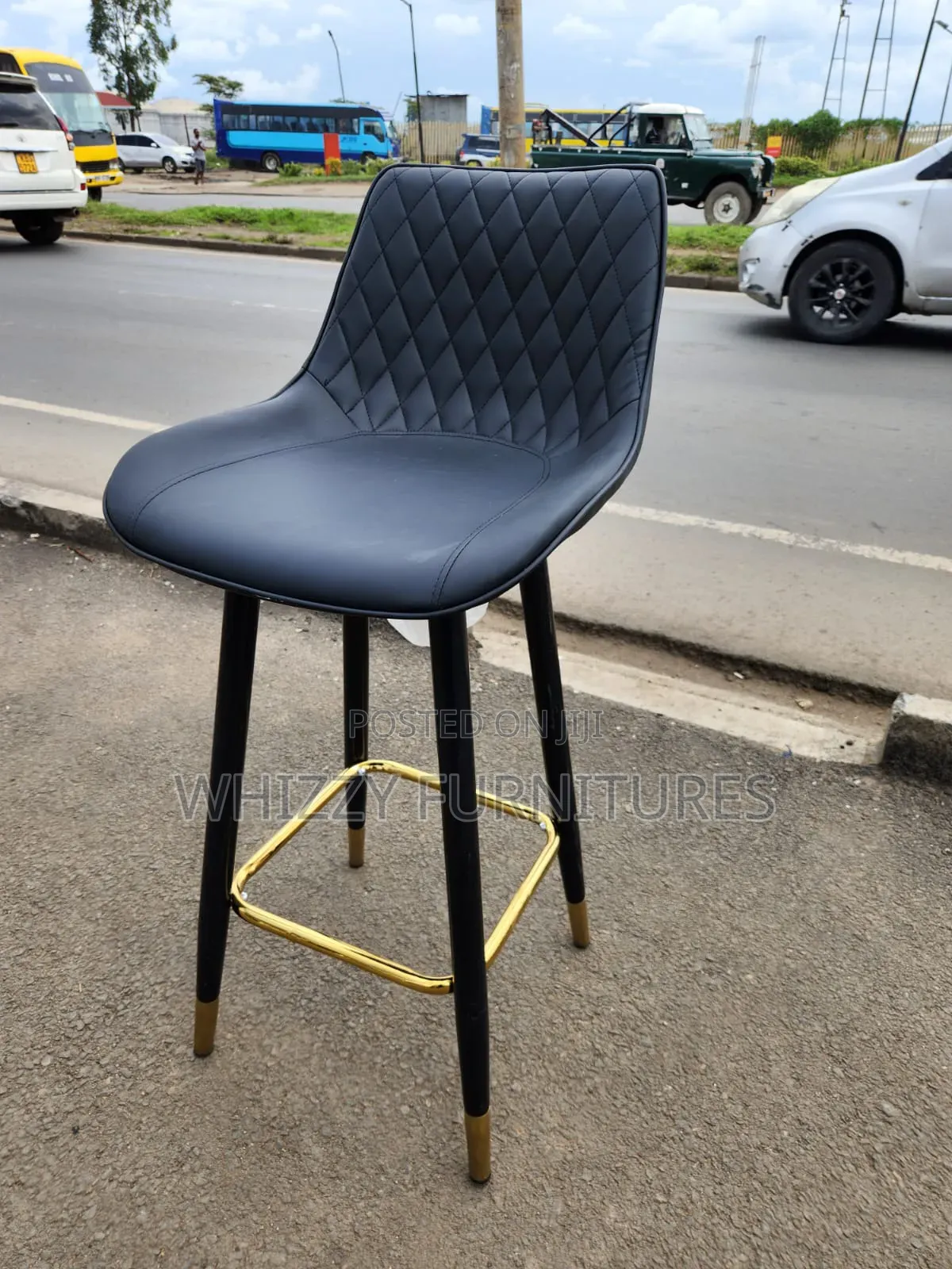 New Black Kitchen Barstool