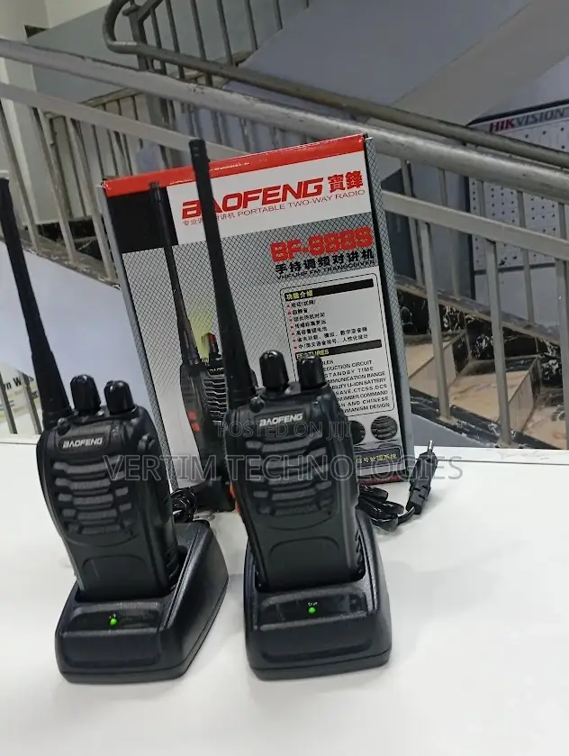 Baofeng Bf-888s Walkie Talkie With Low Battery Voice Alert