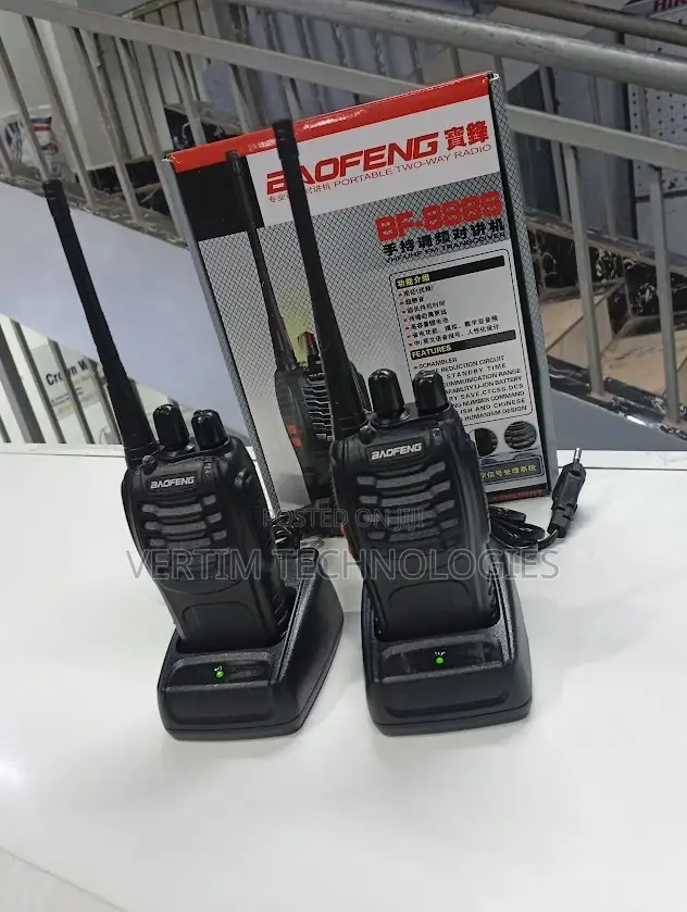 Baofeng Bf-888s 2-Way Radio Walkie Talkie 5km Range Rechargeable