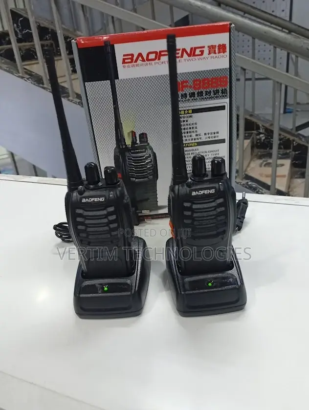 Baofeng Bf888s Rechargeable Long Range Portable Security Walkie Talkie