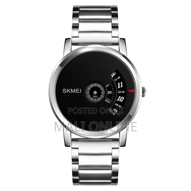 Skmei 1260 Men’S Quartz Watch Stainless Steel Roulette Pointer Fashion