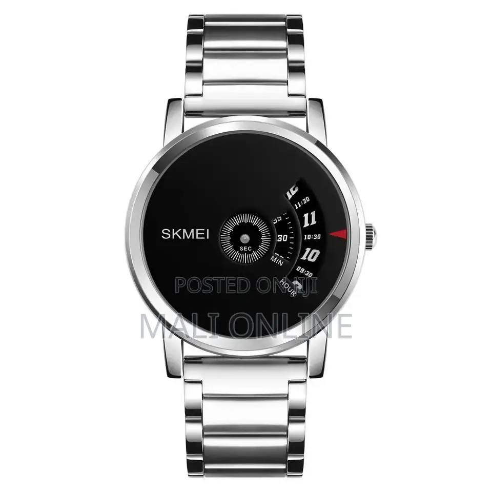 Skmei 1260 Men’S Quartz Watch Stainless Steel Roulette Pointer Fashion