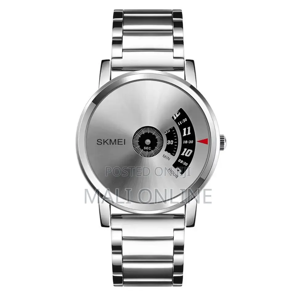 Skmei 1260 Men’S Quartz Watch Stainless Steel Roulette Pointer Fashion