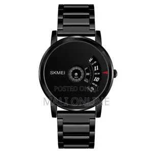 Skmei 1260 Men’S Quartz Watch Stainless Steel Roulette Pointer Fashion