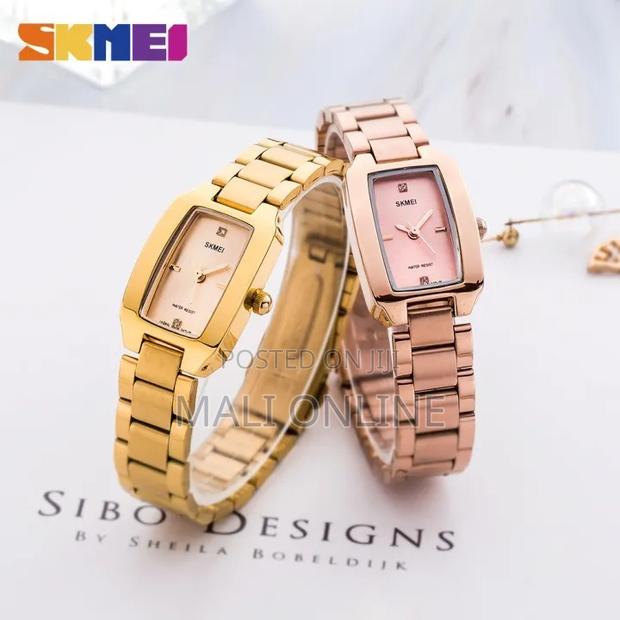 Skmei 1400 Ladies Quartz Watch Stainless Steel Women Wristwatch