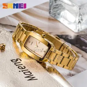 Skmei 1400 Ladies Quartz Watch Stainless Steel Women Wristwatch