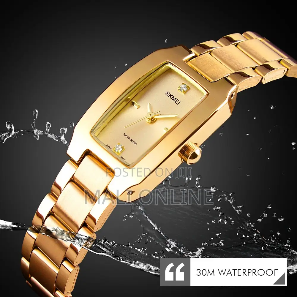 Skmei 1400 Ladies Quartz Watch Stainless Steel Women Wristwatch