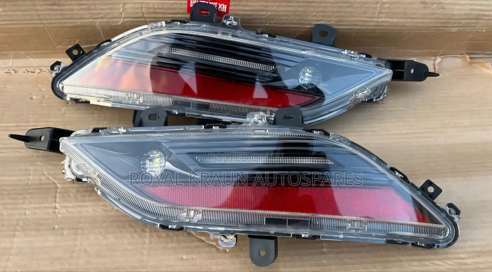 Harrier 2020 Model Rear Bumper Reflectors