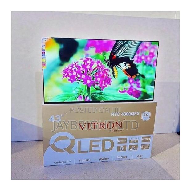 Vitron 43 Smart Android Tv, 43 Inch Qled Tv, Full Hd Frameless - thumbnail 2