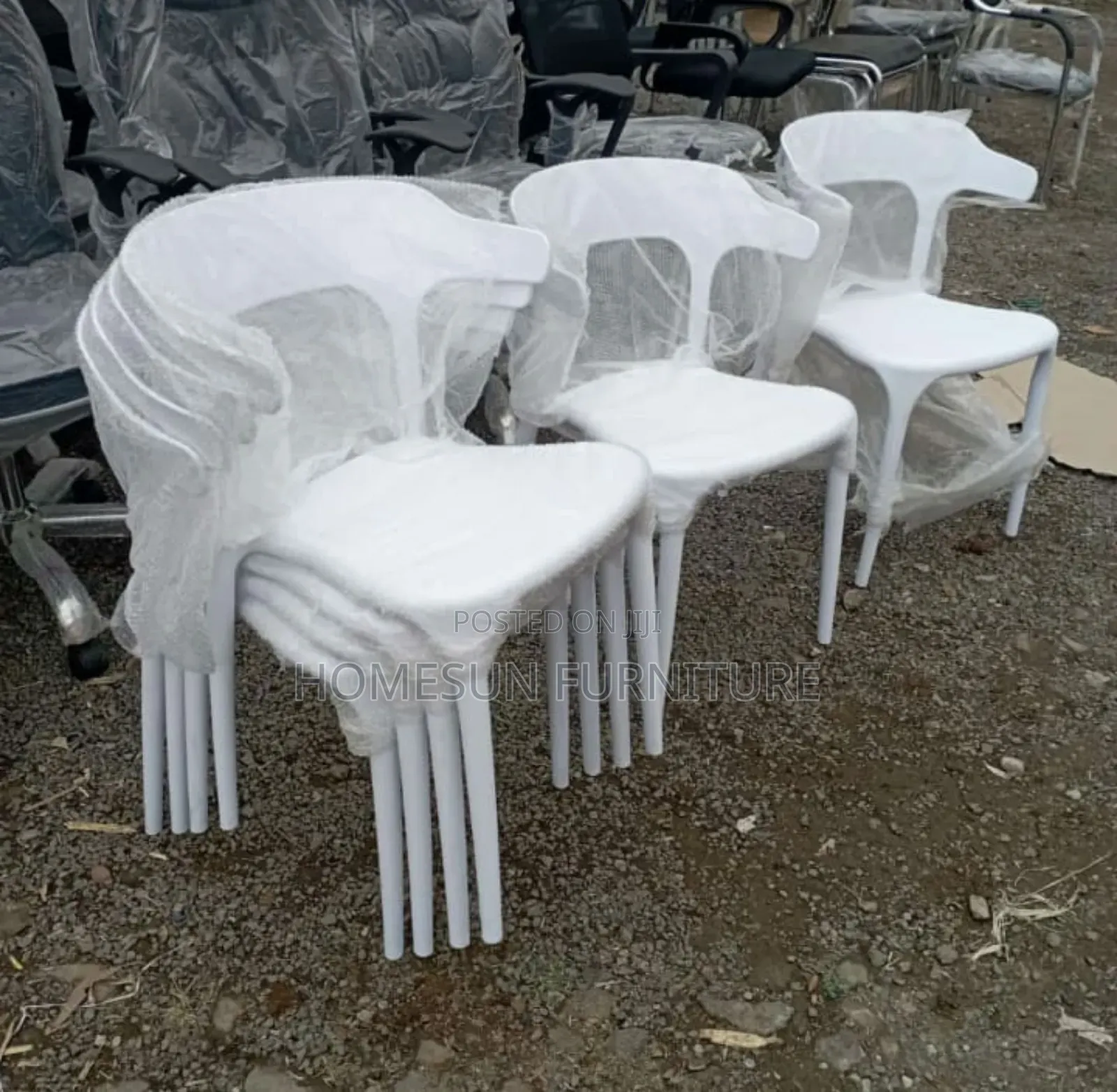 Stackable Plastic Chair (Unbreakable)