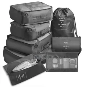 8pcs Luggage Travel Organizers Set With Toiletry Case for Suitcase
-Cr