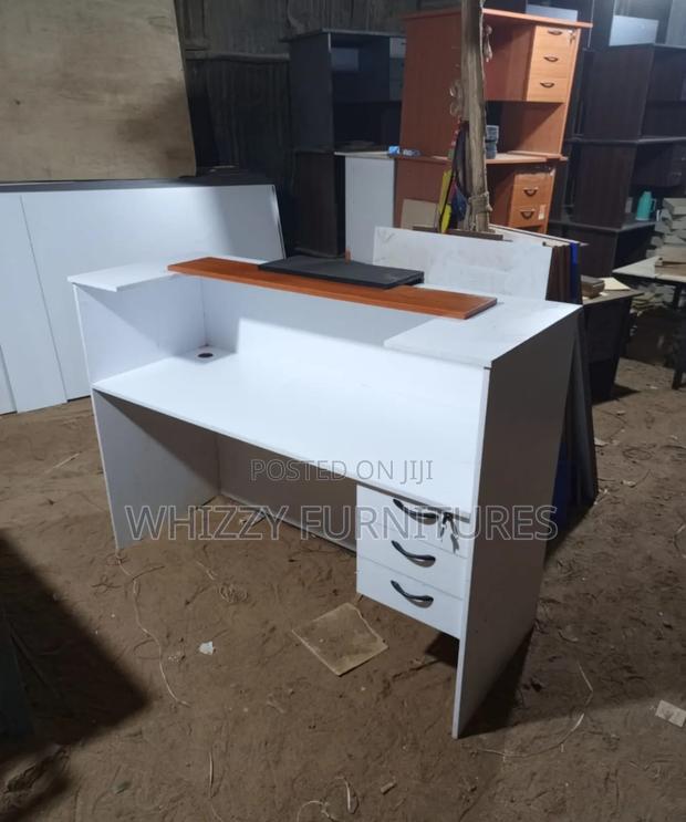 Reception Table Office Reception Desk Receptionist  Desk - main view