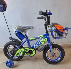 Blue Children Bicycle Size 12 for Age 2–4 Years - Gn