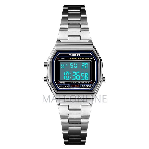 Skmei 1415 Men Digital Watch Stainless Steel Waterproof Led Backlight
