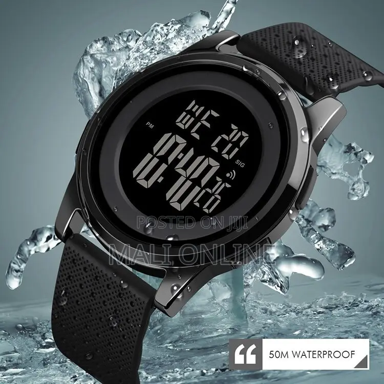 Skmei 1502 Men’S Digital Sports Watch 50m Waterproof Led Backlight