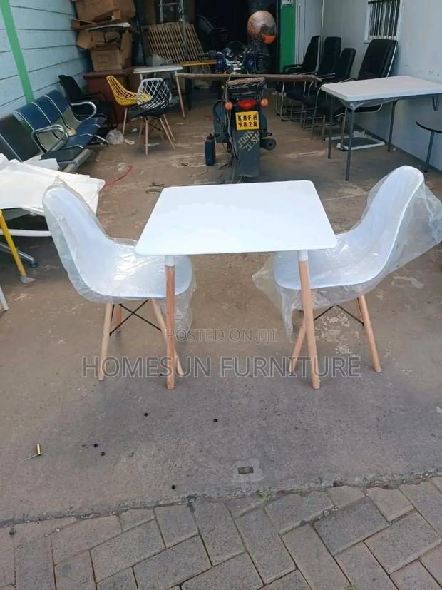 2seater Square Tables and Chair - main view