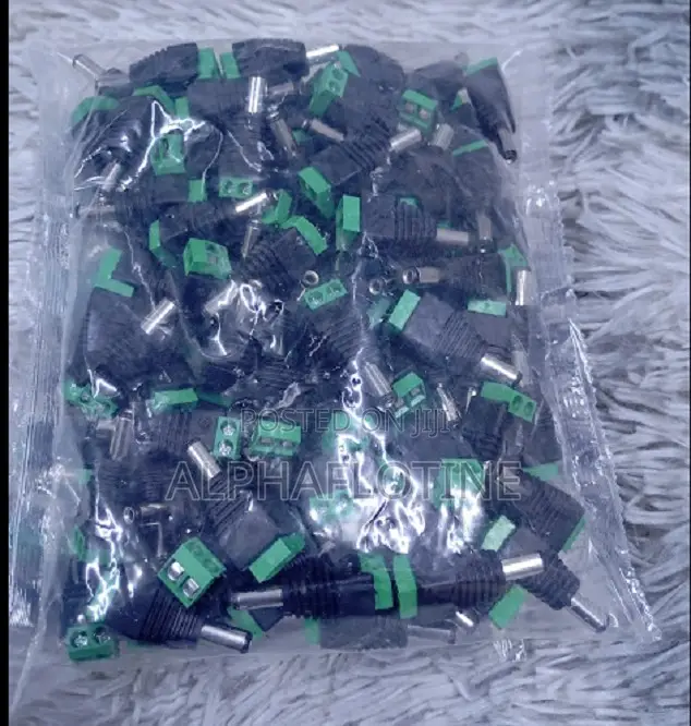 Dc Power Jack Adapter Connector Plugs Ideal for CCTV Cameras