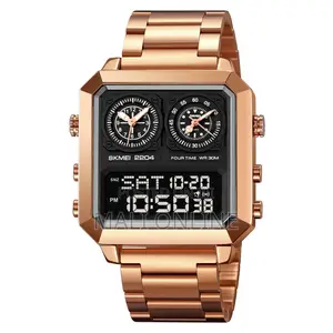 Skmei 2204 Men’S Digital Stainless Steel Watch 30m Waterproof