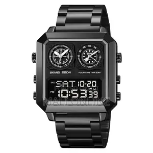 Skmei 2204 Men’S Digital Stainless Steel Watch 30m Waterproof