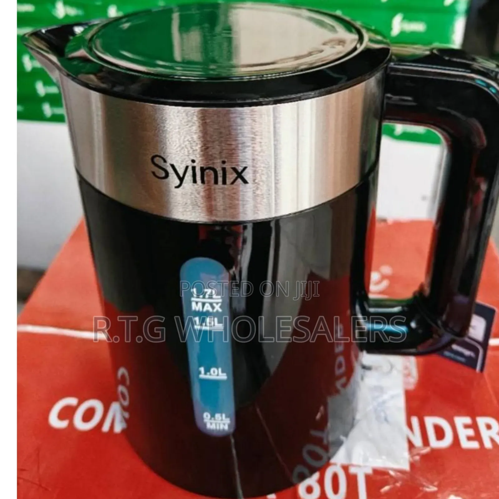Syinix 1.7 L Cordless Kettle With Boil-Dry Protection