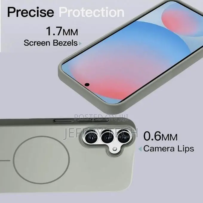 Samsung Galaxy S25 Soft Sanding With N52 Strong Magnets, Magsafe Compa