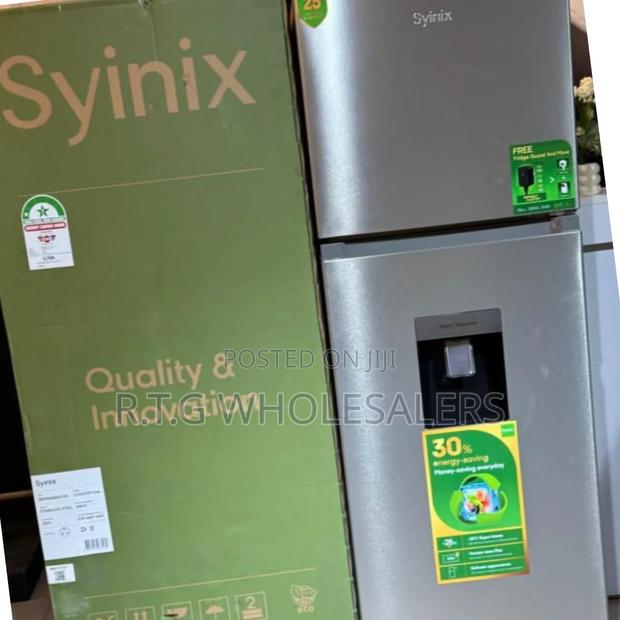 Syinix 257l 3★ Double Door Refrigerator – Low Noise - main view