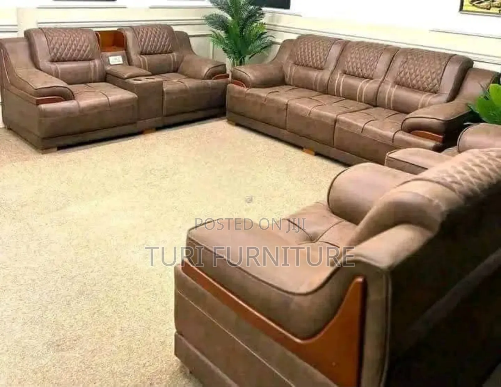 Modified Back Permanent Sofa