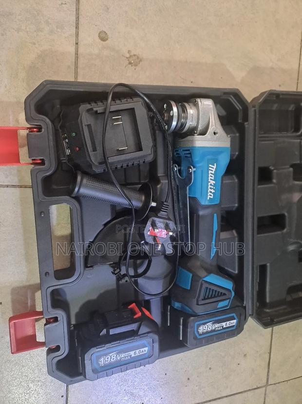 Cordless Angle Grinder With 2 Batteries