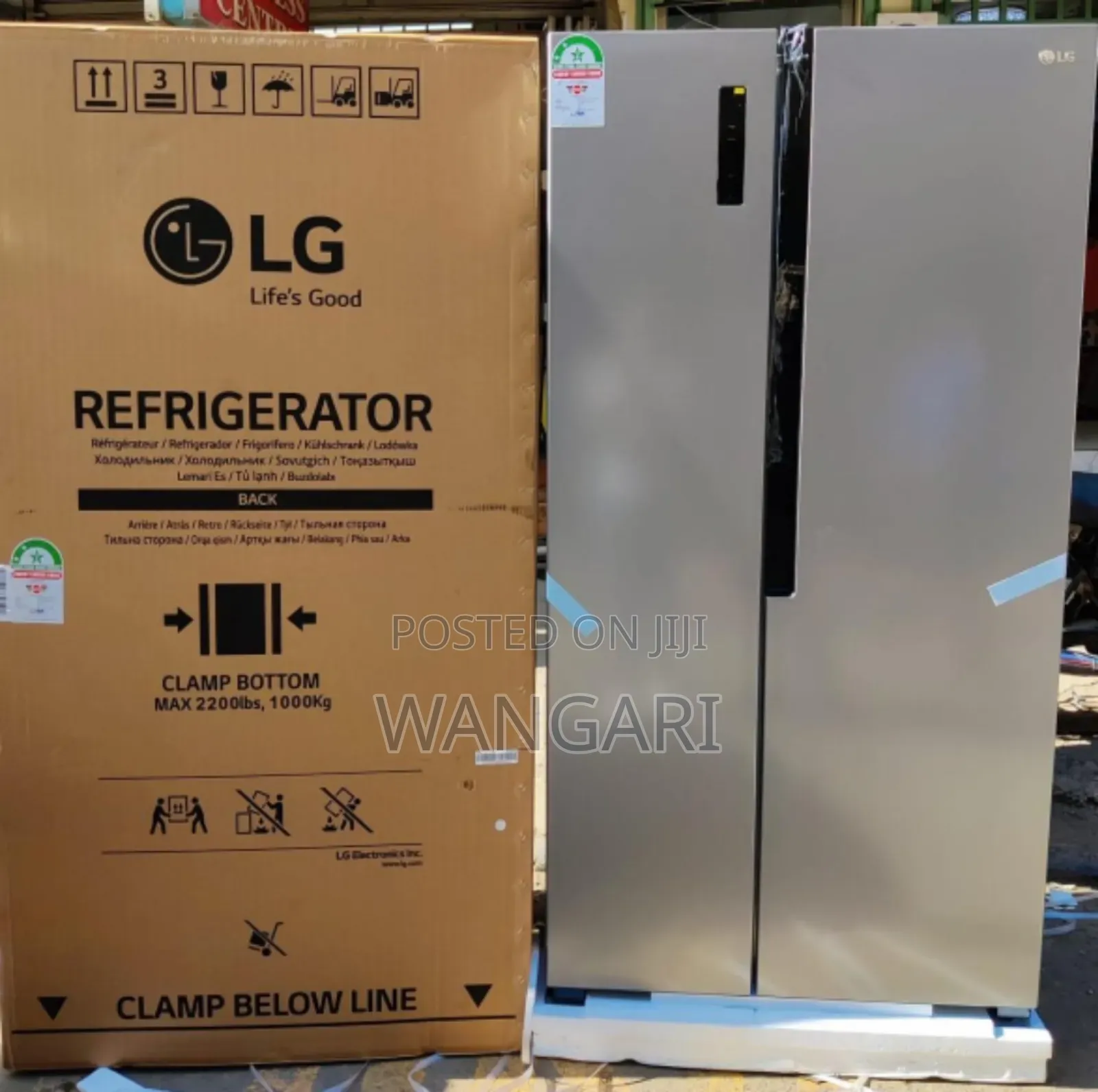 Lg Side by Side Fridge 595litres