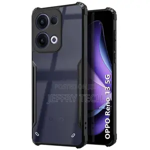 Oppo Reno13 (Reno 13) Airedge Technology Hybrid Black Border Tpu Bumpe