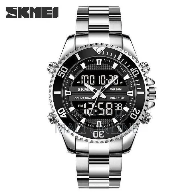 Skmei 1850 Men’S Digital Sports Watch Triple Time Dual Movement