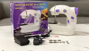 Mini Handheld Sewing Machine With Light Foot Pedal – Cr