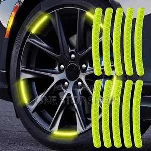 20pcs Luminous Car Tyre Reflective Stickers for Safety Warning