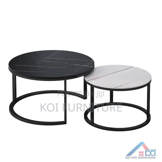 Coffee Table : Modern Koi Classic Round Coffee Table - thumbnail 2