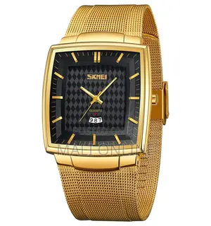 Skmei 9311 Men’S Quartz Watch Stainless Steel Strap Water Resistant