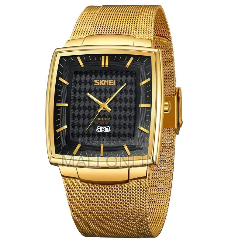 Skmei 9311 Men’S Quartz Watch Stainless Steel Strap Water Resistant