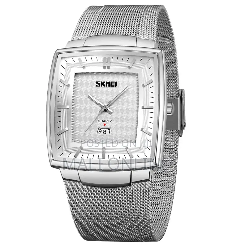 Skmei 9311 Men’S Quartz Watch Stainless Steel Strap Water Resistant