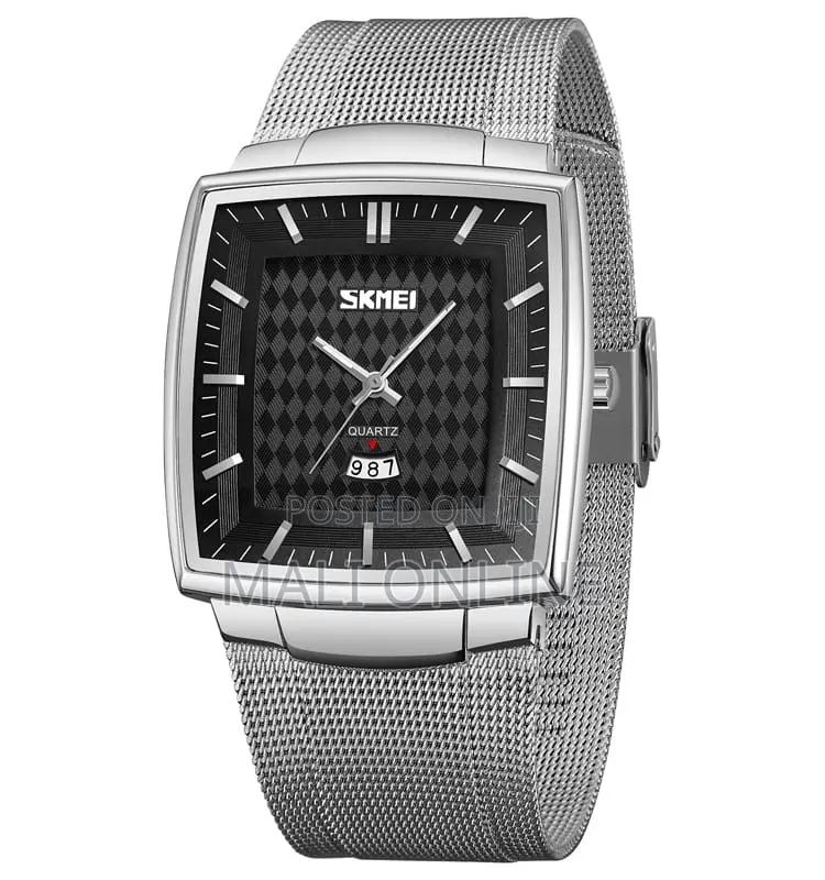 Skmei 9311 Men’S Quartz Watch Stainless Steel Strap Water Resistant