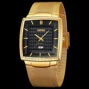 Skmei 9311 Men’S Quartz Watch Stainless Steel Strap Water Resistant