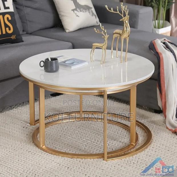 Coffee Table : Modern Koi Classic Round Coffee Table - thumbnail 5