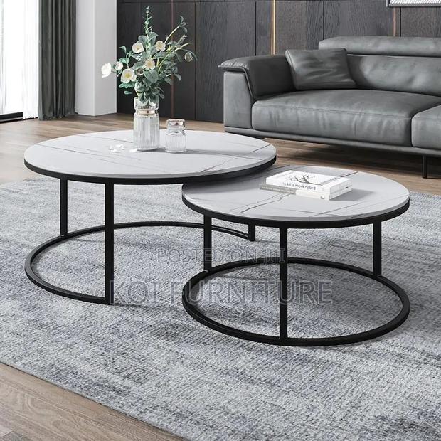 Coffee Table : Modern Koi Classic Round Coffee Table - thumbnail 6