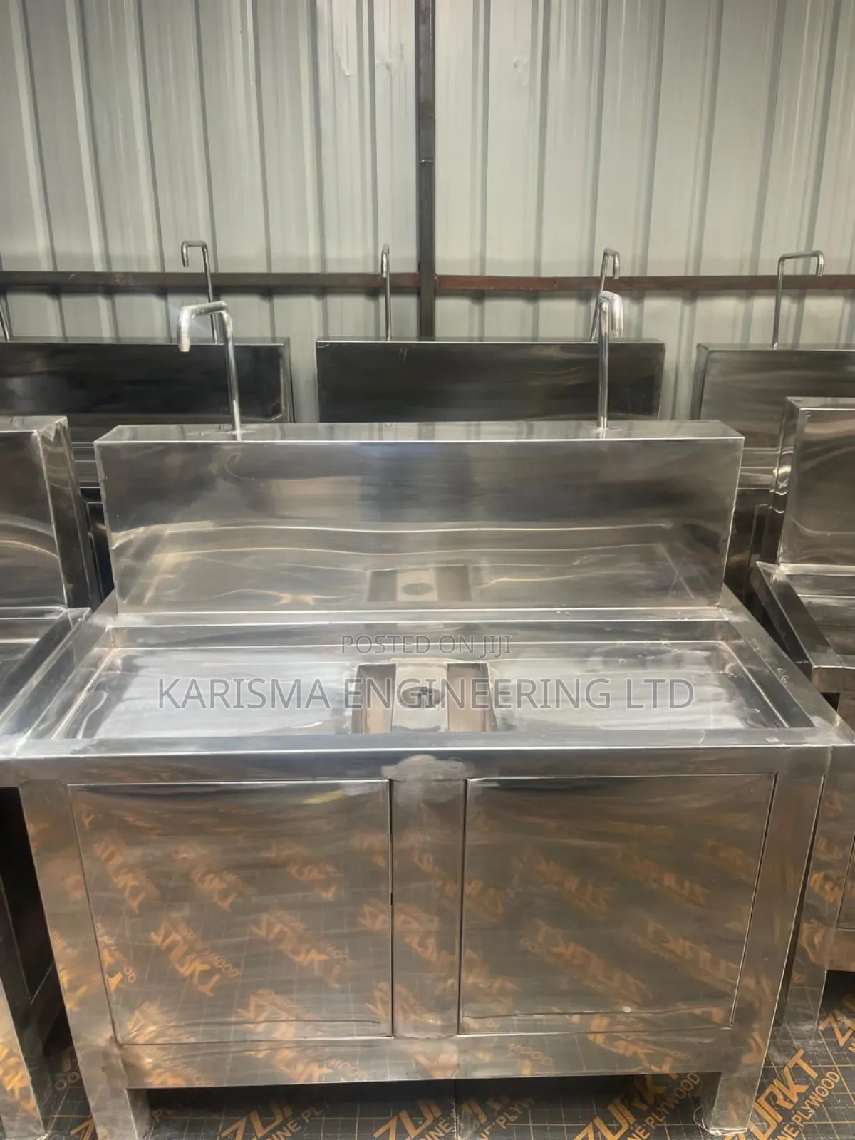 Stainless Steel 2 Taps Water Refilling Station