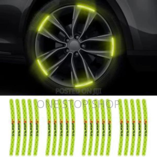 20pcs Luminous Green Sport Labelled Night Light Glow Tyrestickere